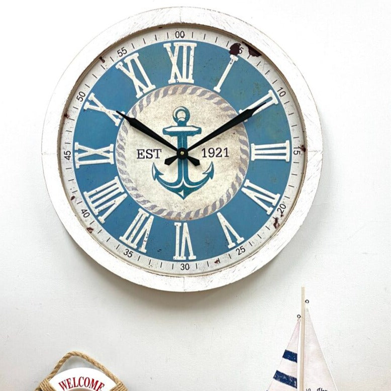 Classical Stamping Metal Dial Wall Clock 62cms