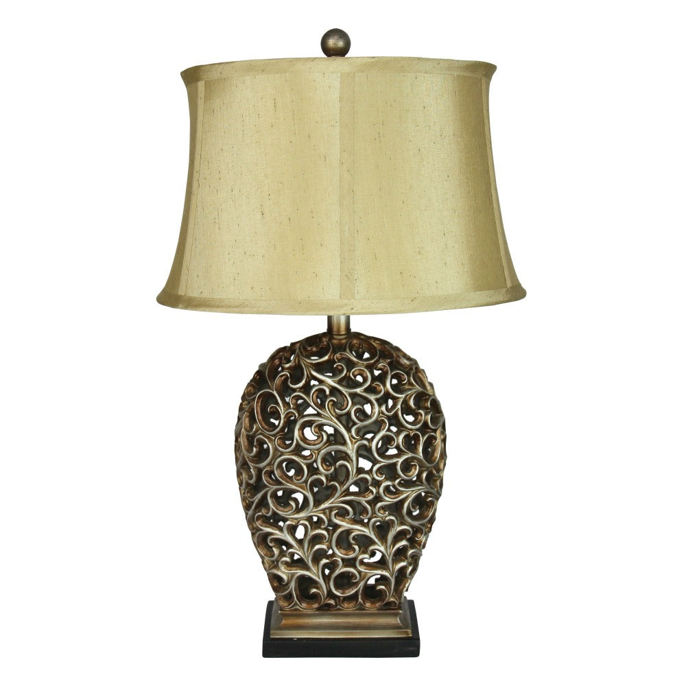 Classical Style Table Lamp with Harp Shade