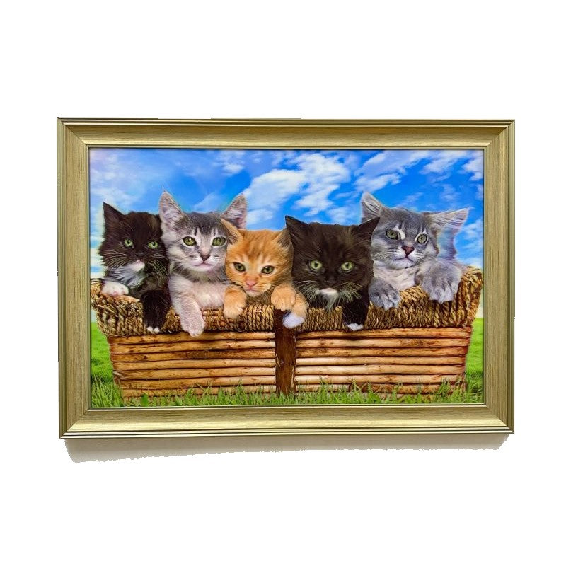 Classy 5D Photo Frames - Cute Kitten