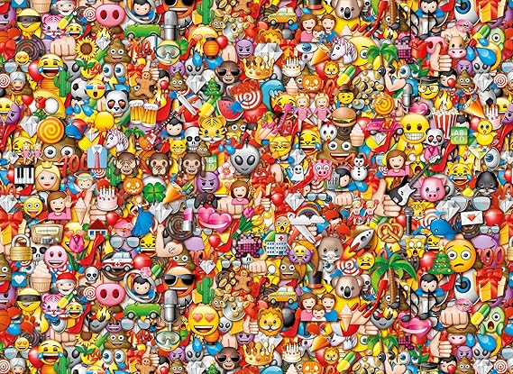 Clementoni Puzzle Emoji Impossible Puzzle 1000 Pieces