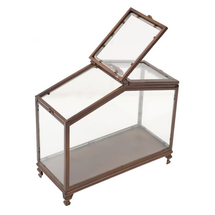 Cleo Metal Display Atrium Glasshouse - 42cms