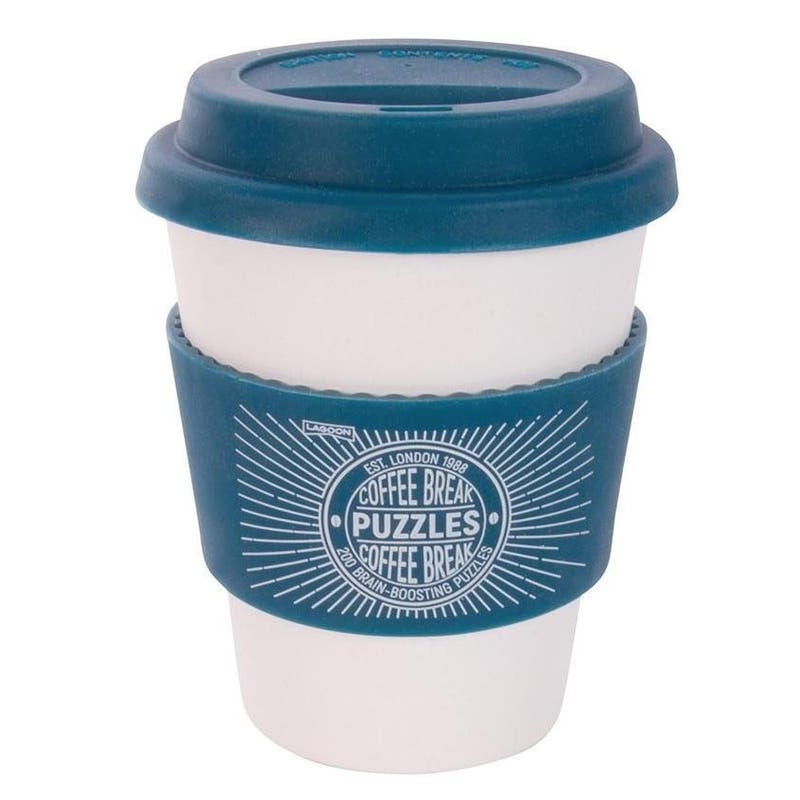 Coffee Break Bamboo Cup With Puzzles