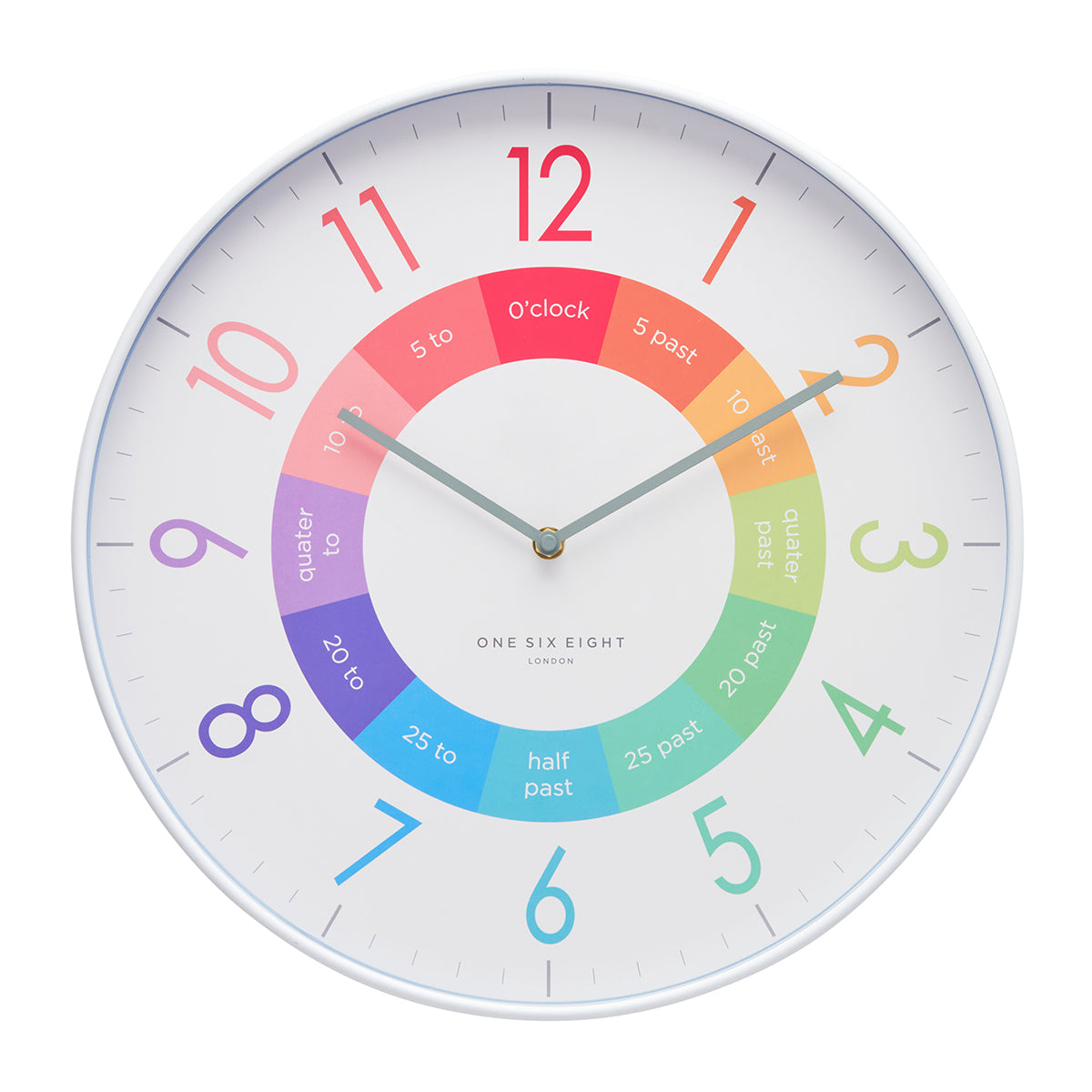Colorful Happy Time Wall Clock - 40cms