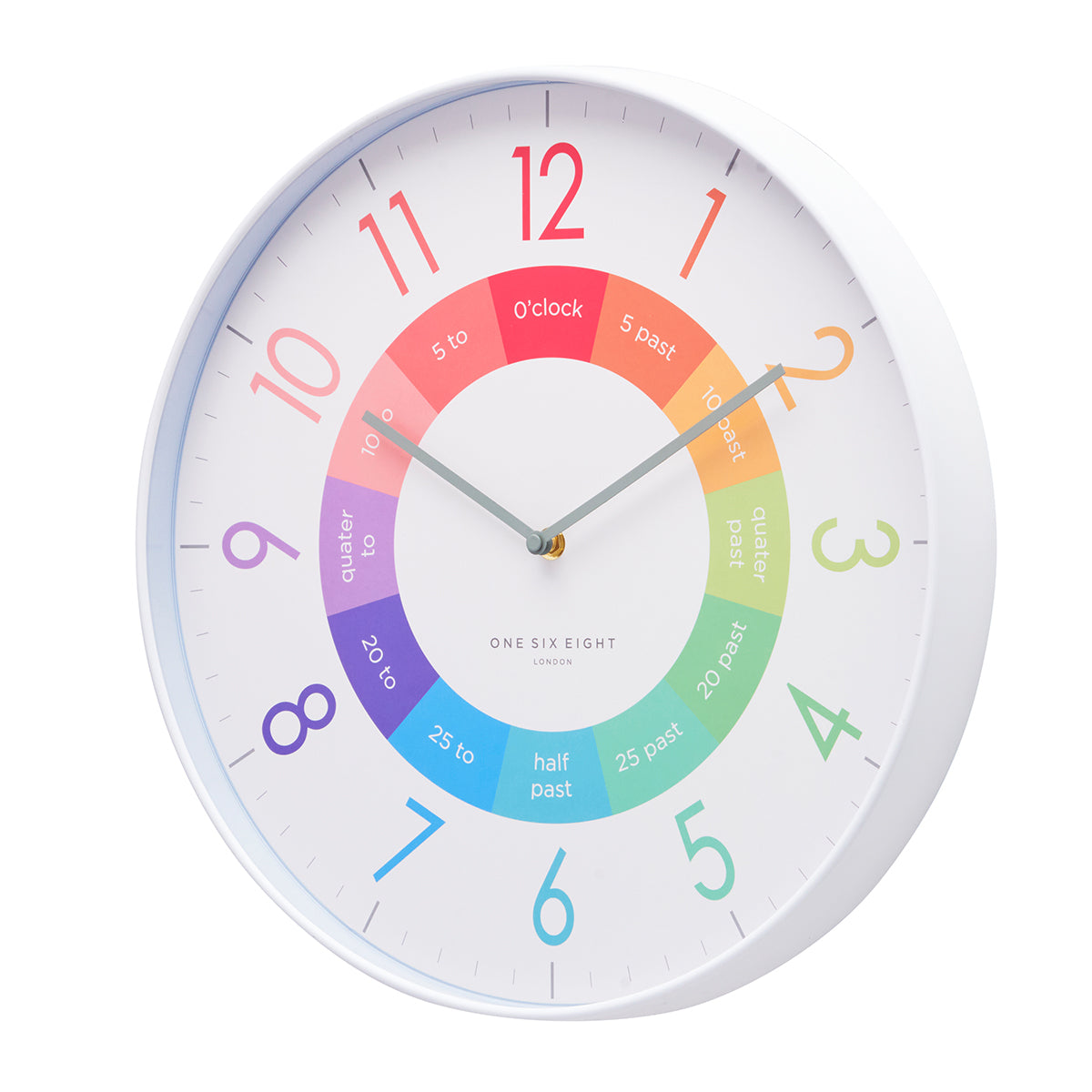 Colorful Happy Time Wall Clock - 40cms