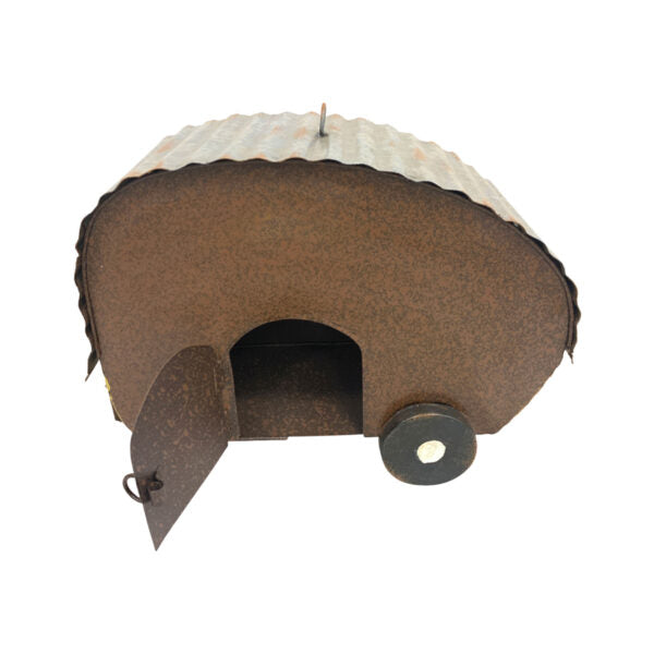 Colourful Outdoor Decor Caravan Hanging Birdhouse