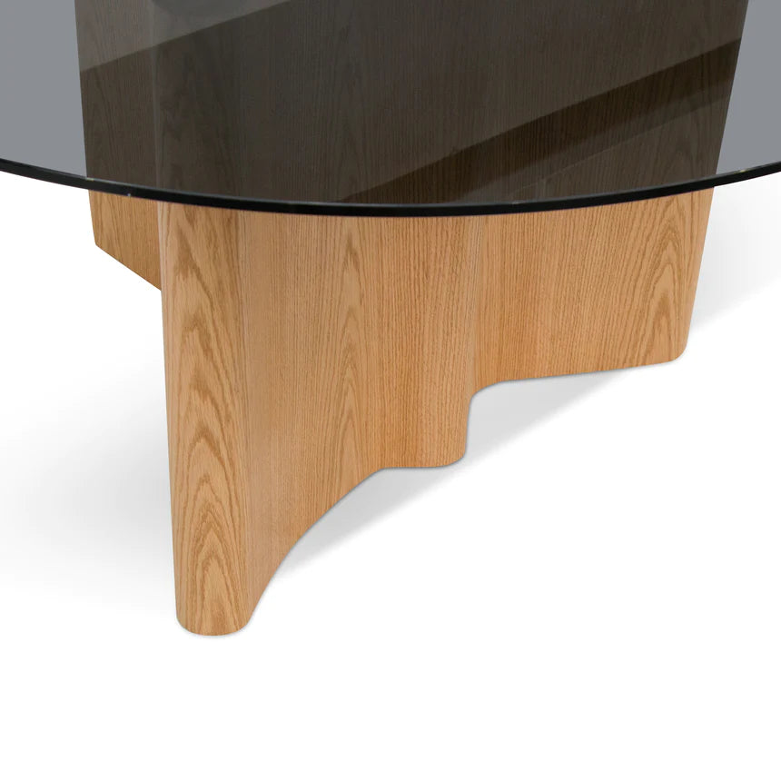 Comfort Cloud Dining Table 150cms - Natural & Black