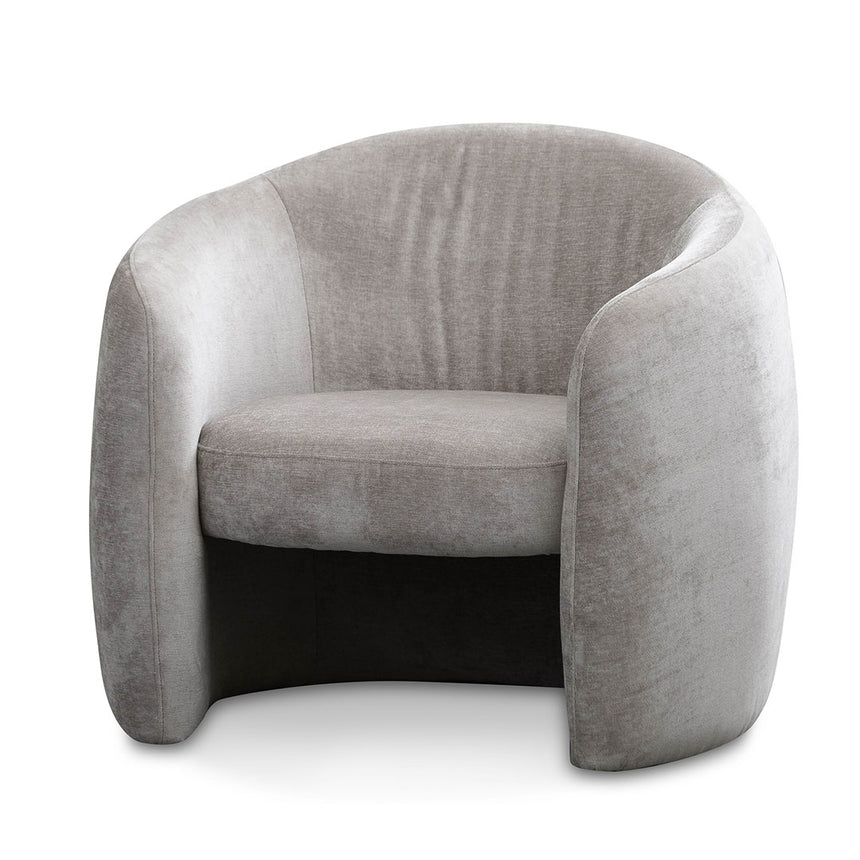 Comfort Fabric Armchair - Platinum Grey