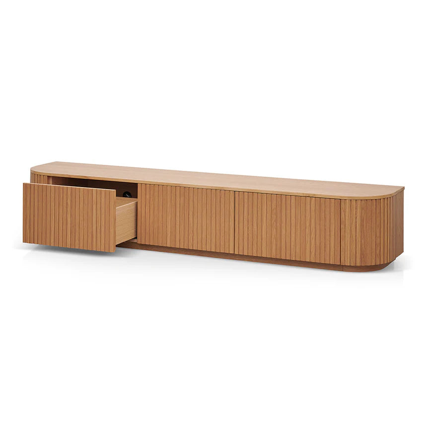 Comfort Wooden TV Entertainment Unit - Natural