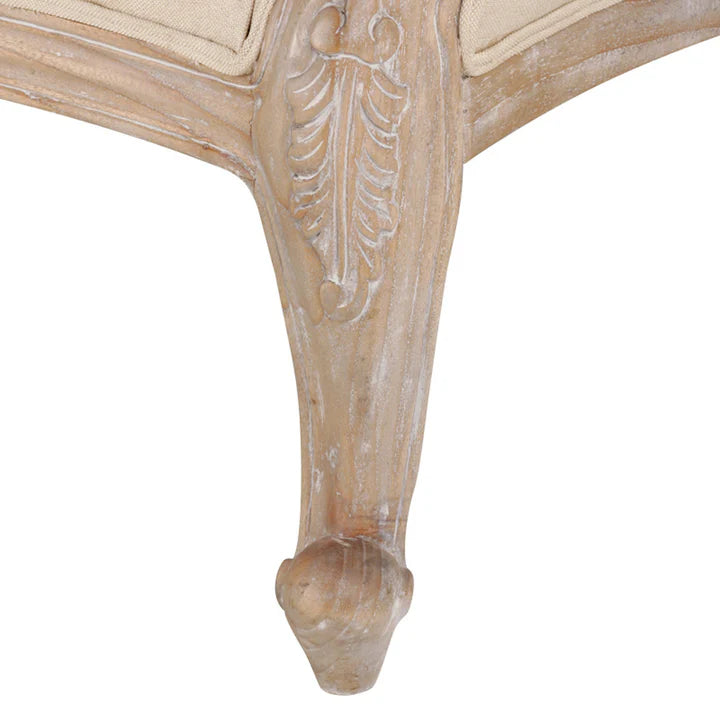 Comfortable Single End Chaise Sofa - Weathered Oak