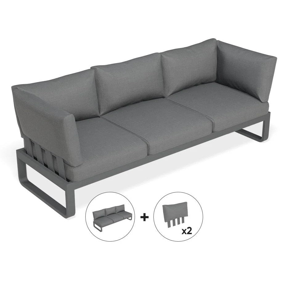 Commercial Retreat 3-Seater Sofa (Available in 2 colors)