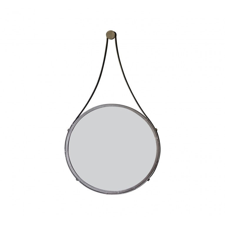 Compact Elegance Avenue Mirror with Hanging Strap 41cms