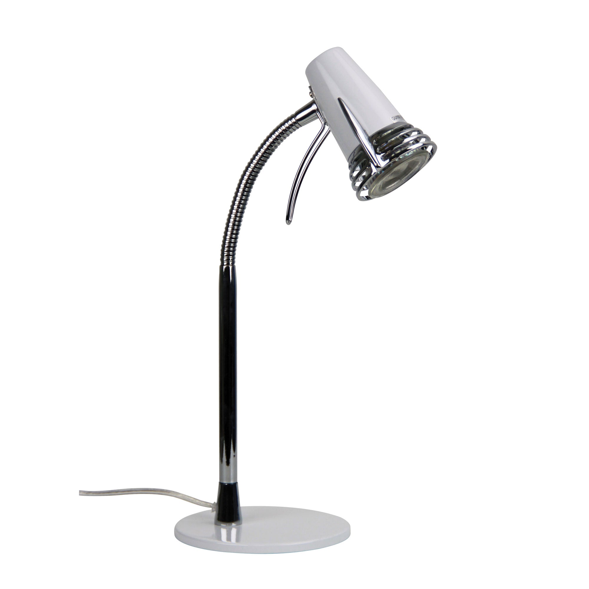 Compact LED Task Brushed Steel Lamp (Available in 3 Colors)