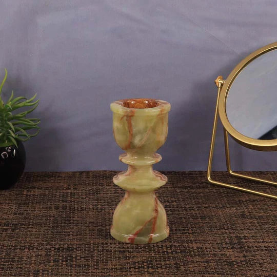 Companions Marble Candle Holder 15cm -Available in 4 Colors