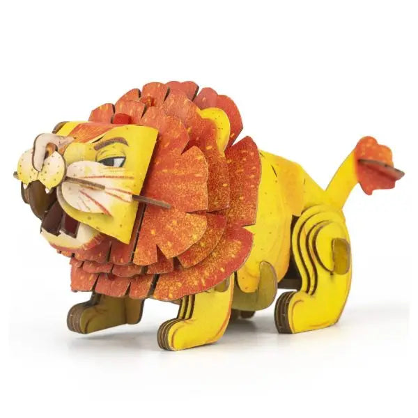 Construction and Play Build 'n' Sound 3D Puzzle - Lion