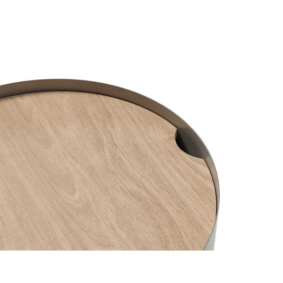 Contemplative Small Grey Coffee Table 50cms