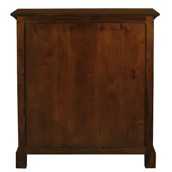 Contemporary 3 Drawer Small Display Cabinet - Brown