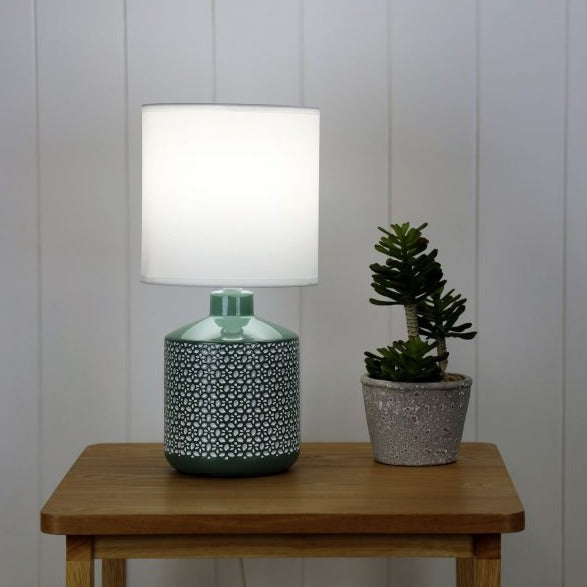 Contemporary Ceramic Table Lamp 38cms (Available in 6 Colors)