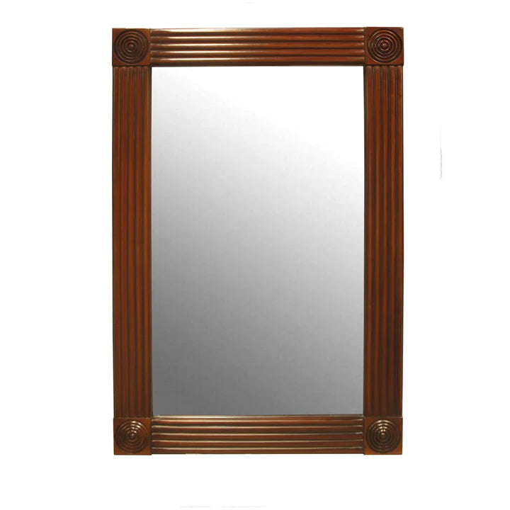 Contemporary Chester Vanity Wooden Mirror - Walnut