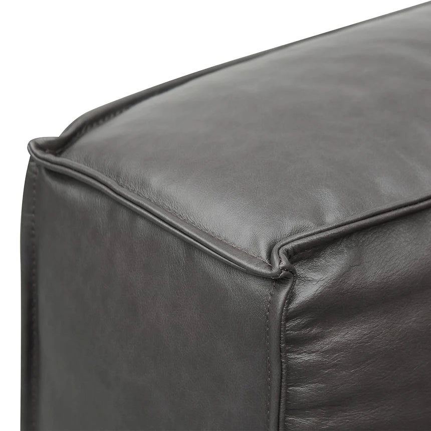 Contemporary Chic 4-Seater Sofa with Cushion-Black