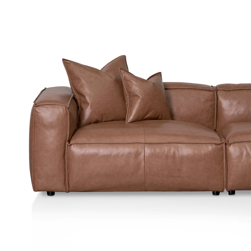 Contemporary Chic 4-Seater Sofa with Cushion