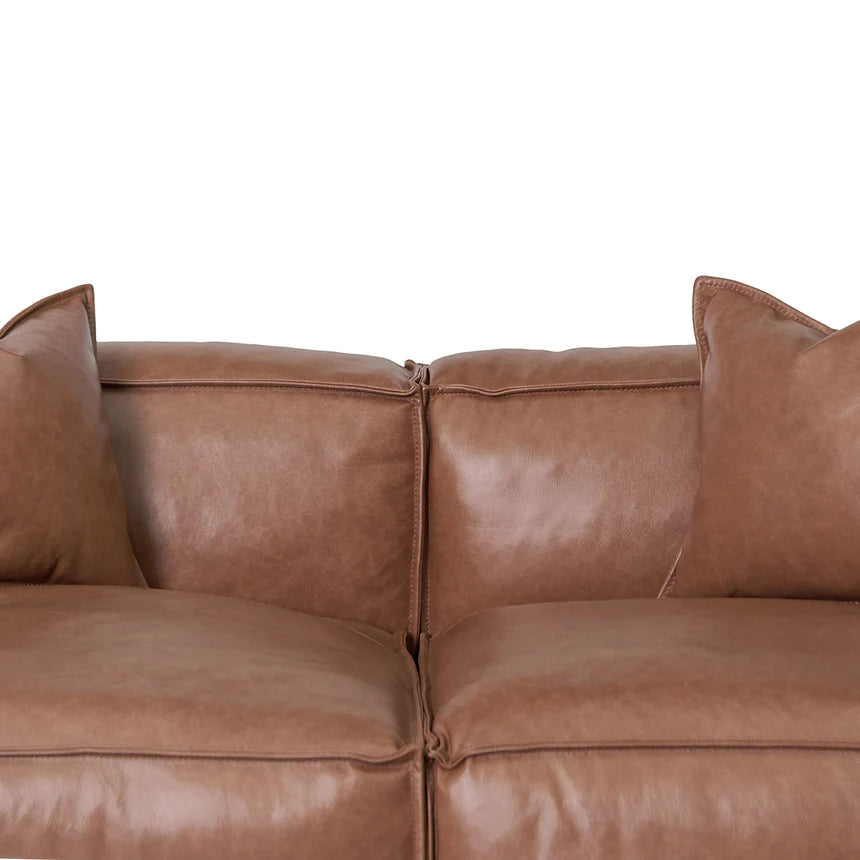 Contemporary Chic 4-Seater Sofa with Cushion