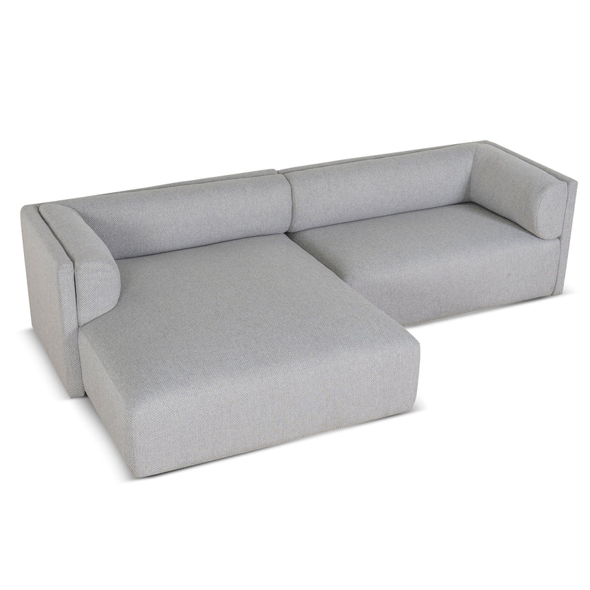Contemporary Comfort Left Chaise Sofa - Grey