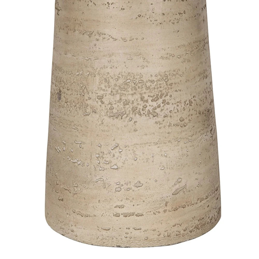 Contemporary Cubic Cement Side Table