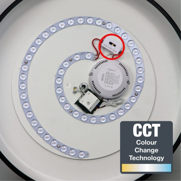 Contemporary Dimmable Tricolor LED Pendant (Available in 2 Colors)