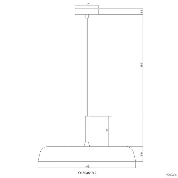 Contemporary Dimmable Tricolor LED Pendant (Available in 2 Colors)