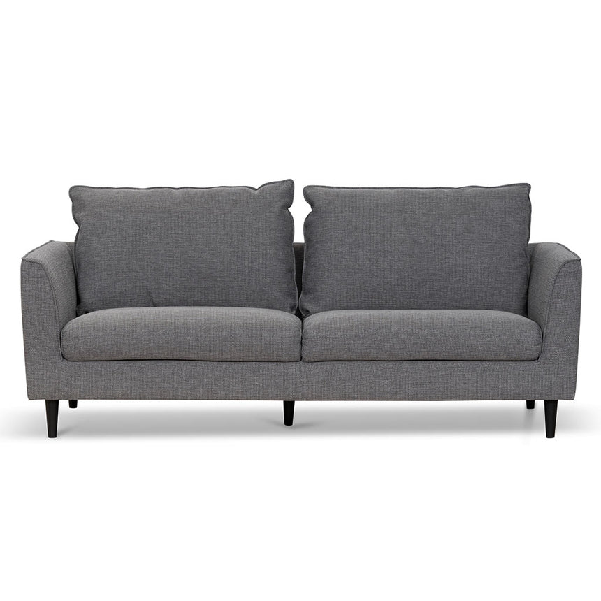 Contemporary Elegant 3-Seater Sofa - Graphite Grey