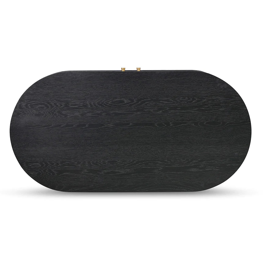 Contemporary Home Office Desk 120cms - Black