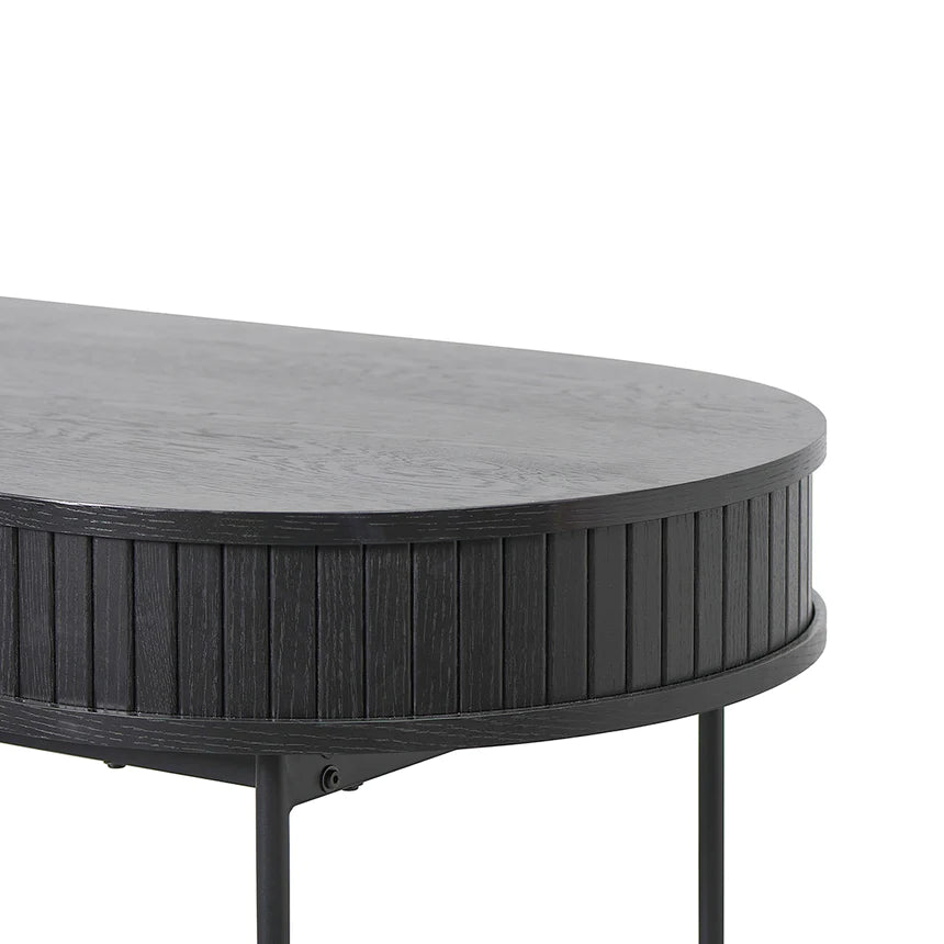 Contemporary Home Office Desk 120cms - Black