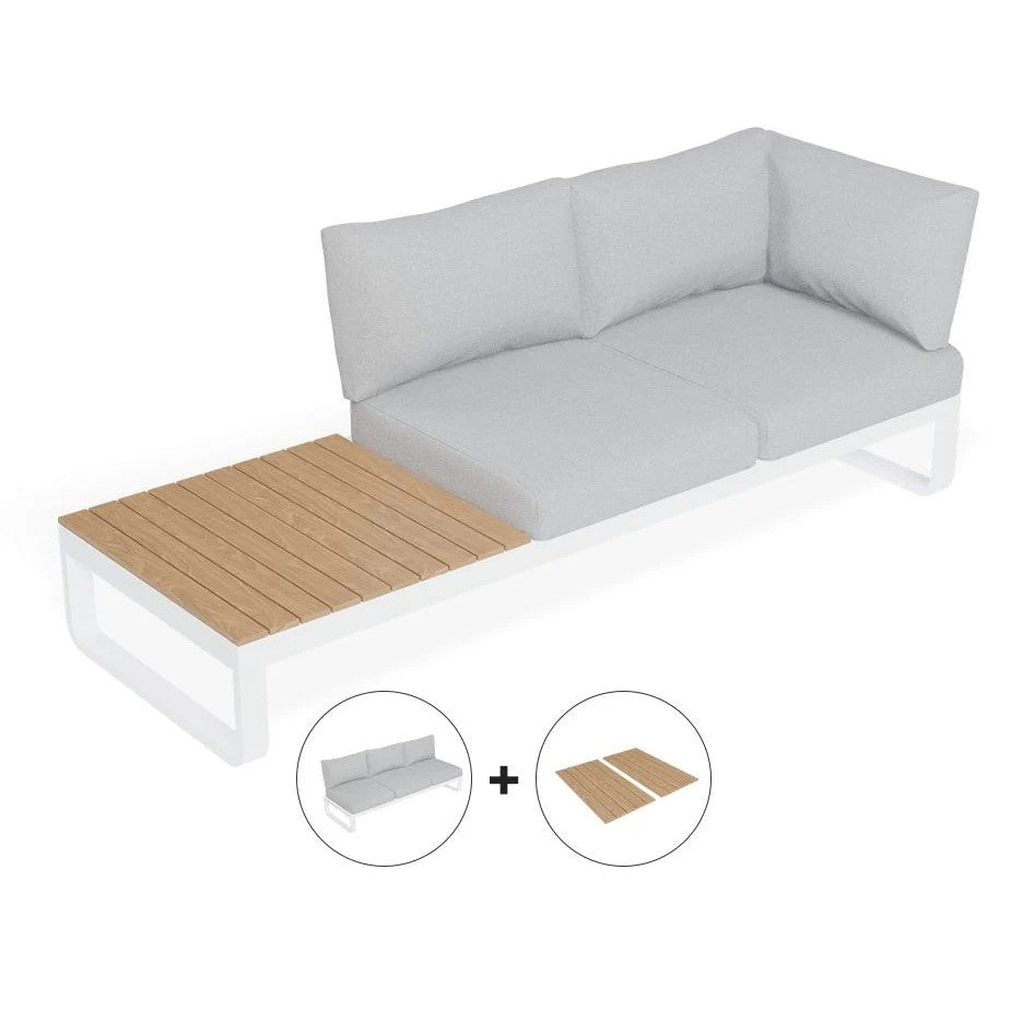 Contemporary Metal 3-Seater Sofa (Available in 2 colors)