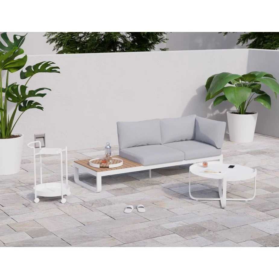 Contemporary Metal 3-Seater Sofa (Available in 2 colors)