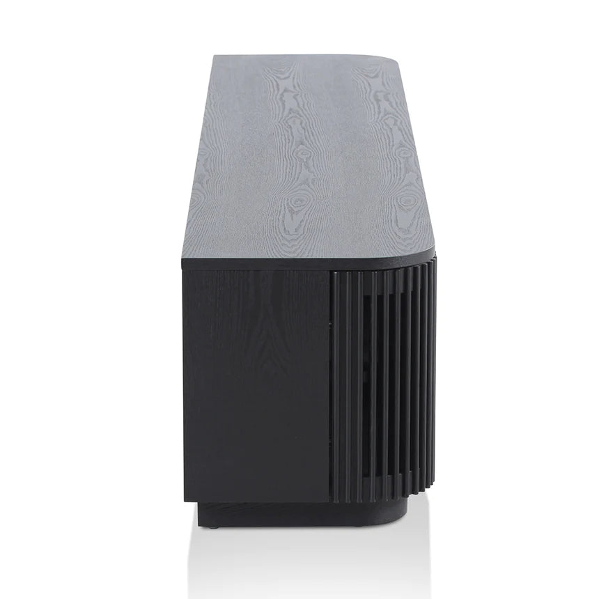 Contemporary Screen Viewing TV Unit 200cms - Black