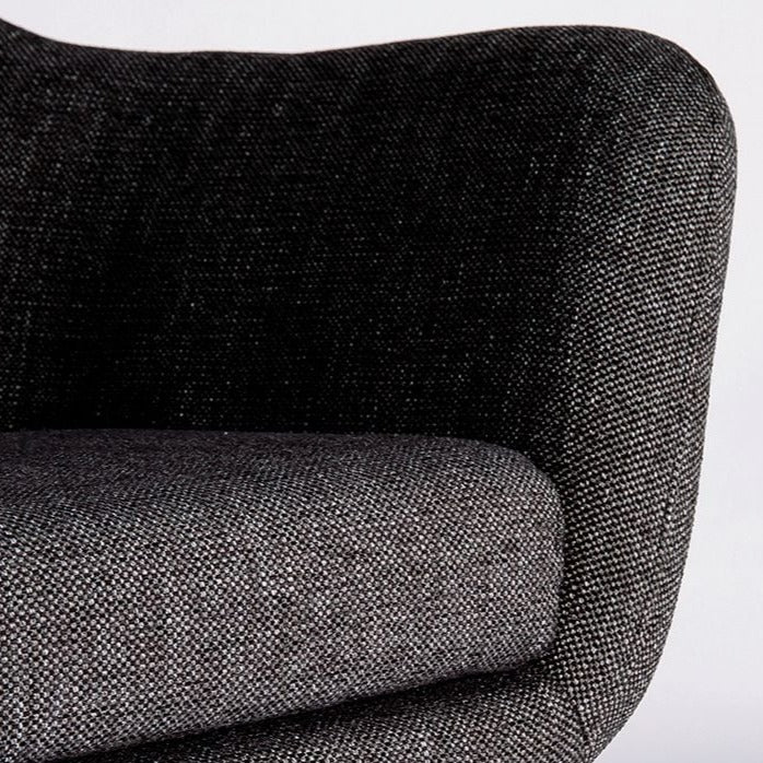 Contemporary Single Seater Fabric Sofa (Available in 3 Colors)