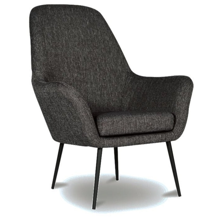 Contemporary Single Seater Fabric Sofa (Available in 3 Colors)