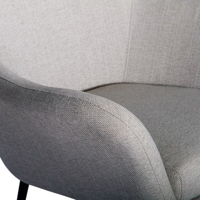 Contemporary Single Seater Fabric Sofa (Available in 3 Colors)