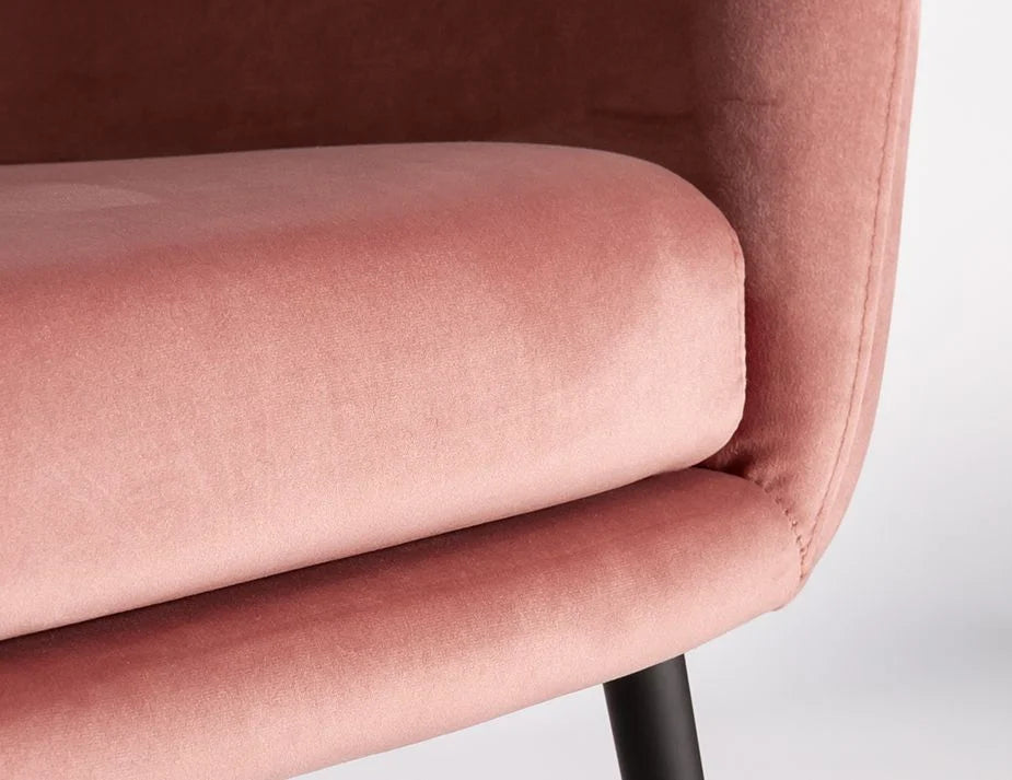 Contemporary Single Seater Velvet Sofa (Available in 4 Colors)