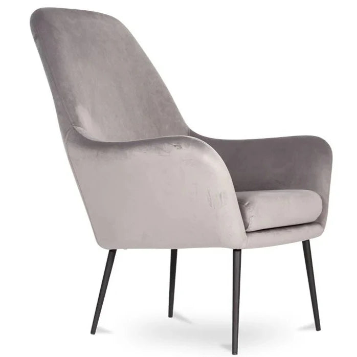 Contemporary Single Seater Velvet Sofa (Available in 4 Colors)