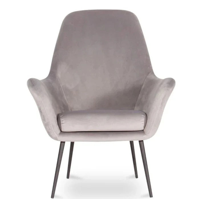 Contemporary Single Seater Velvet Sofa (Available in 4 Colors)