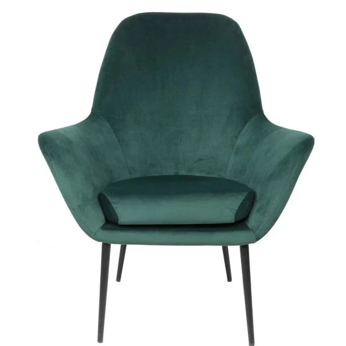 Contemporary Single Seater Velvet Sofa (Available in 4 Colors)