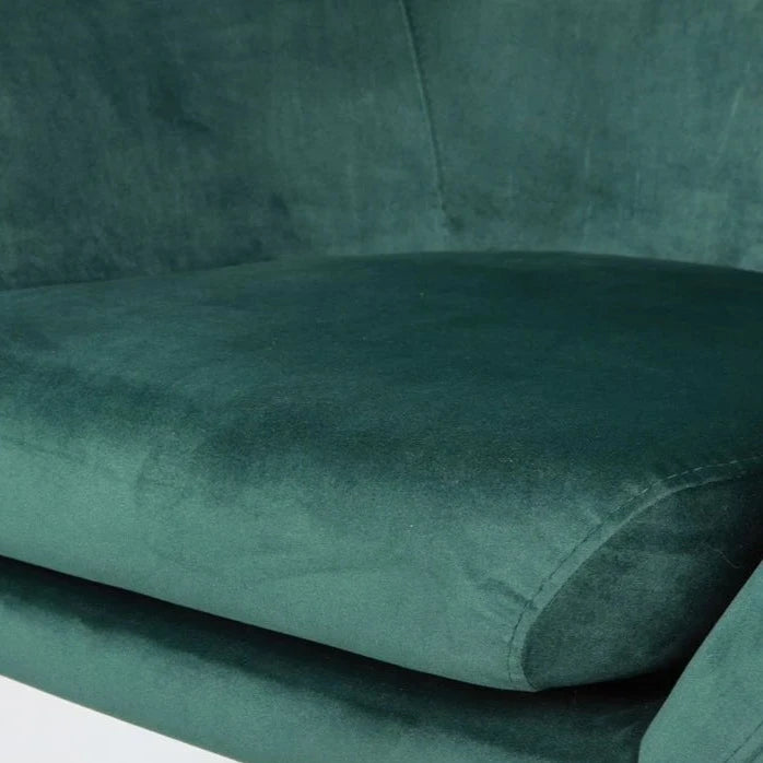 Contemporary Single Seater Velvet Sofa (Available in 4 Colors)