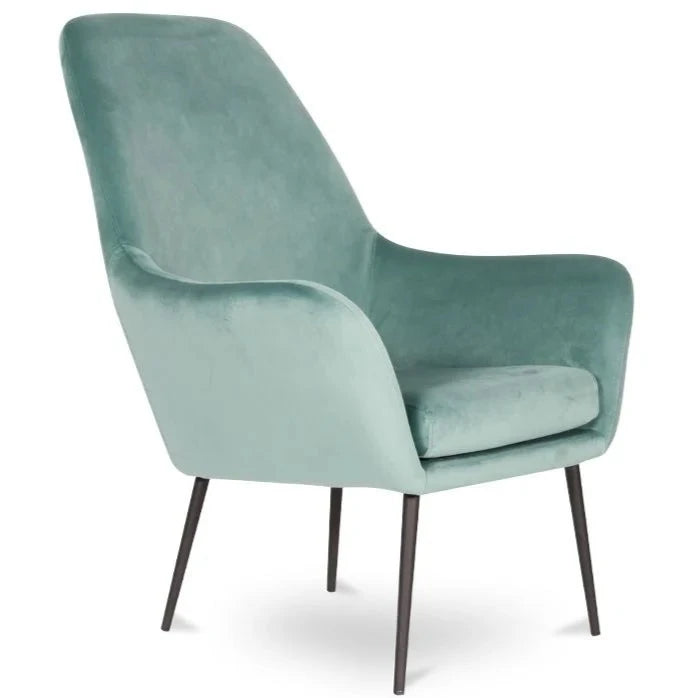 Contemporary Single Seater Velvet Sofa (Available in 4 Colors)