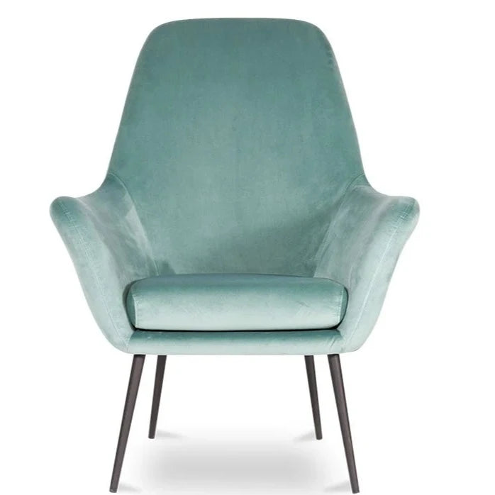 Contemporary Single Seater Velvet Sofa (Available in 4 Colors)