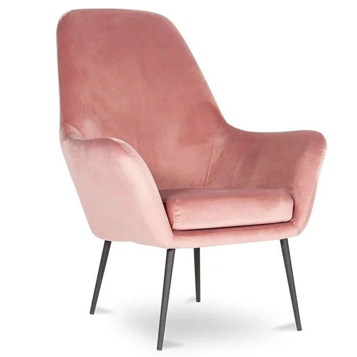 Contemporary Single Seater Velvet Sofa (Available in 4 Colors)