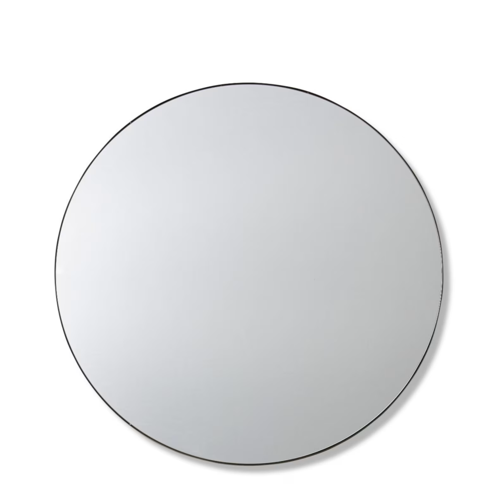 Contemporary Style Accent Round Wall Mirror 80cms