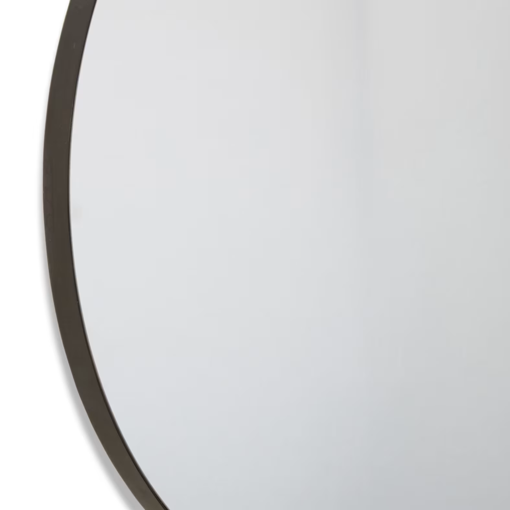 Contemporary Style Accent Round Wall Mirror 80cms