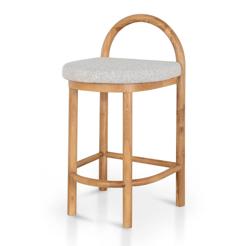 Contemporary Timber Bar Stool - Grey