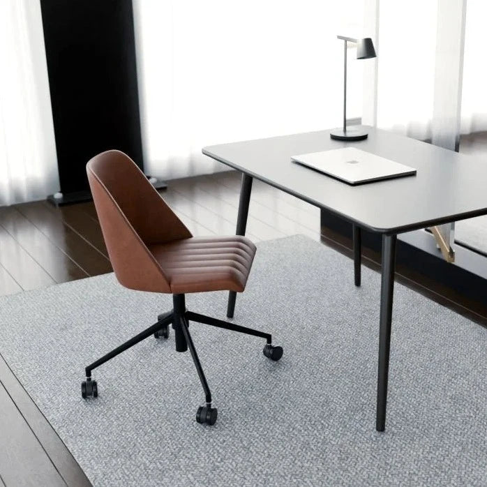 Contemporary Vintage Leather Seat Office Chair